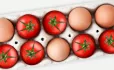 Tomatos and eggs