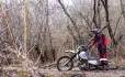 Bike in mud