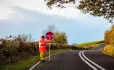 Man with stop sign