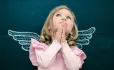 Small girl with wings