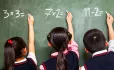 Three Chinese pupils sums maths