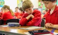 School children in classroom