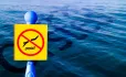 No diving sign 