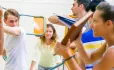 Pupils fighting in class