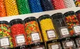 Sweets in jars