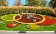 Flower clock in Geneva