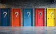 Five questions marks five doors leadership