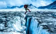 Jumping over ice gap