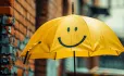 Optimistic outlook umbrella