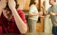 Family arguing