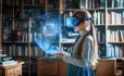 pupil with VR set ai