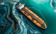 Oil tanker leak
