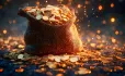 Money bursting