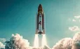 Rocket taking off