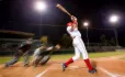 Baseball player at the plate