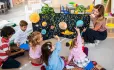 Year 1 children in activity area