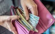 Purse with US dollars