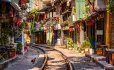 Train street in Vietnam