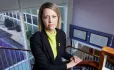 Jenny Gilruth on stairs