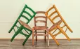 Three chairs together