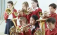 School Brass Band, Playing Instruments