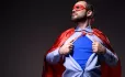 Man Rips Off Shirt, To Reveal Superhero Costume